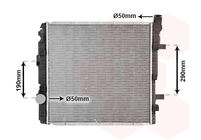 Radiator, racire motor 30002319 VAN WEZEL