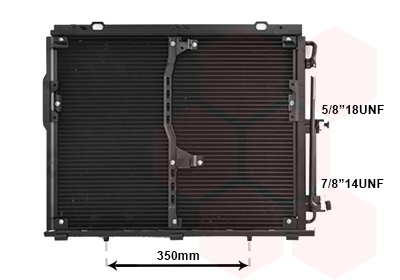 Condensator, climatizare 30005221 VAN WEZEL