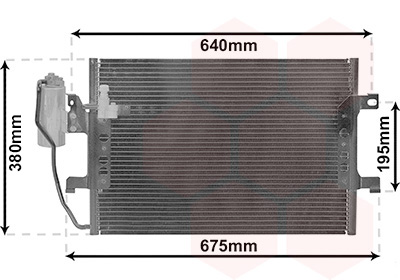 Condensator, climatizare 30015289 VAN WEZEL