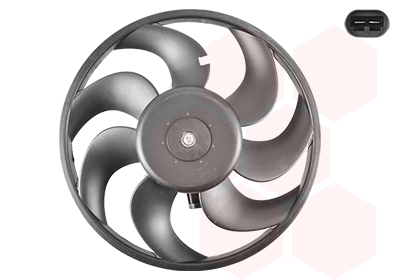 Ventilator, radiator 3080746 VAN WEZEL