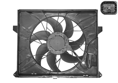 Ventilator, radiator 3087747 VAN WEZEL