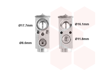 Supapa expansiune, clima 37001352 VAN WEZEL