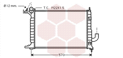 Radiator, racire motor 37002218 VAN WEZEL