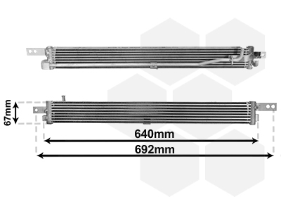 Radiator racire ulei, sistem directie 37003675 VAN WEZEL