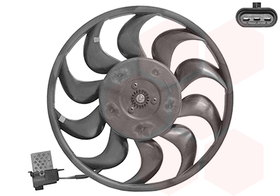 Ventilator, radiator 3745745 VAN WEZEL