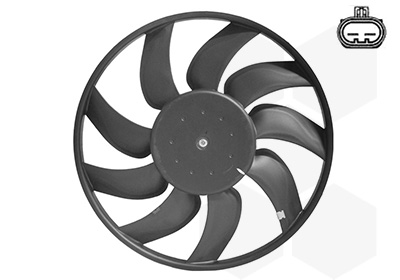 Ventilator, radiator 3768746 VAN WEZEL