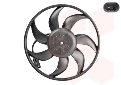 Ventilator, radiator 3777744 VAN WEZEL