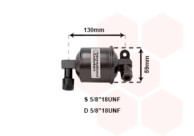 Uscator,aer conditionat 4000D195 VAN WEZEL