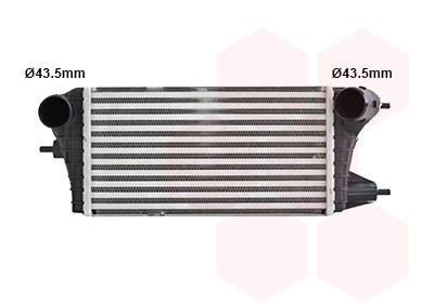 Intercooler, compresor 52014704 VAN WEZEL