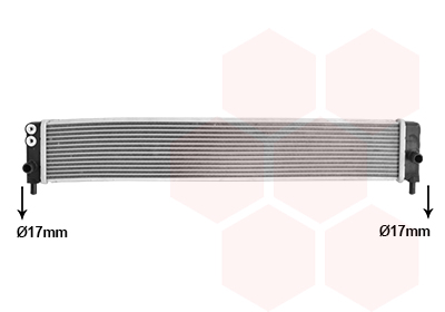 Radiator, baterie de antrenare 53012718 VAN WEZEL