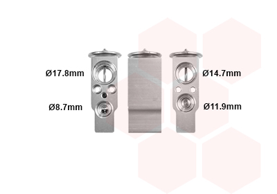 Supapa expansiune, clima 58001113 VAN WEZEL