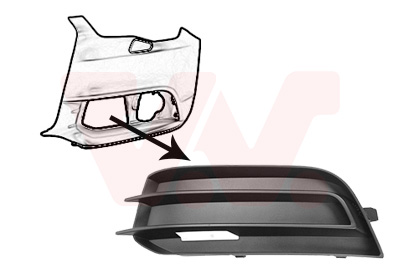 Grila ventilatie, bara protectie 0301591 VAN WEZEL