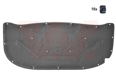Material amortizare zgomot, nisa motor 0315460 VAN WEZEL
