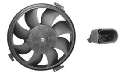 Ventilator, radiator 0315747 VAN WEZEL