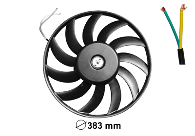 Ventilator, radiator 0318747 VAN WEZEL