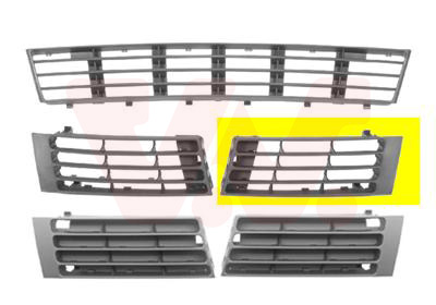 Grila ventilatie, bara protectie 0324591 VAN WEZEL