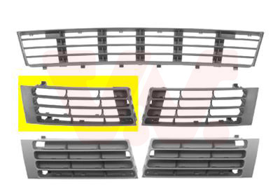 Grila ventilatie, bara protectie 0324592 VAN WEZEL