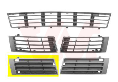 Grila ventilatie, bara protectie 0324594 VAN WEZEL