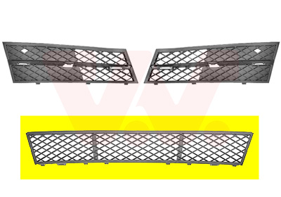 Grila ventilatie, bara protectie 0617590 VAN WEZEL