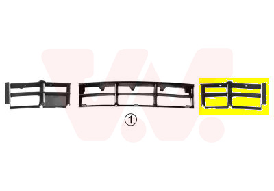 Grila ventilatie, bara protectie 0639591 VAN WEZEL