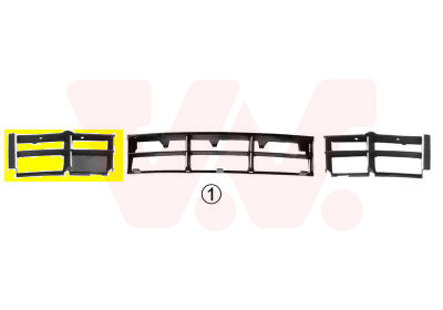 Grila ventilatie, bara protectie 0639592 VAN WEZEL