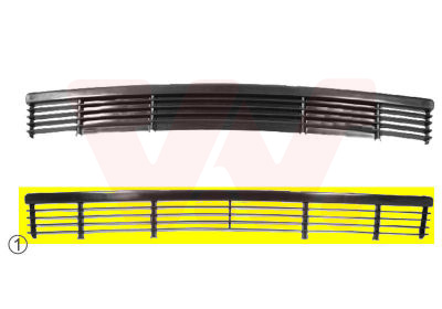 Grila ventilatie, bara protectie 0640599 VAN WEZEL
