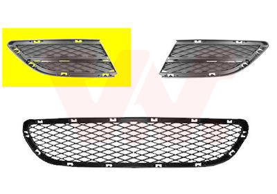 Grila ventilatie, bara protectie 0667592 VAN WEZEL