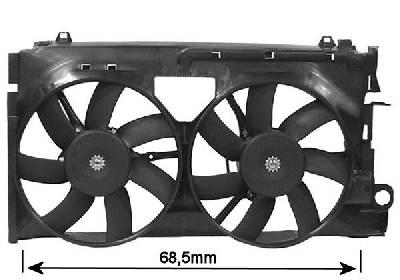 Ventilator, radiator 0936749 VAN WEZEL