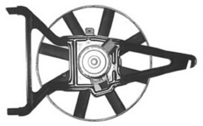 Ventilator, radiator 0950746 VAN WEZEL