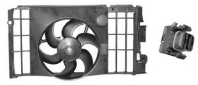 Ventilator, radiator 0955746 VAN WEZEL