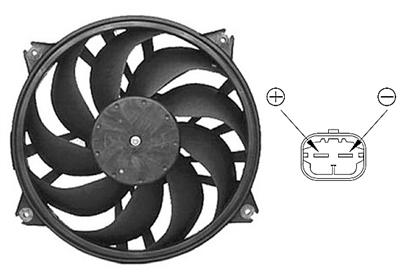 Ventilator, radiator 0961745 VAN WEZEL
