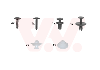 Set montaj, aripa laterala 0969796 VAN WEZEL