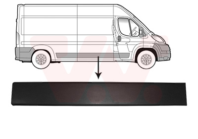 Elemente decorative/protectie, panou lateral 0982408 VAN WEZEL