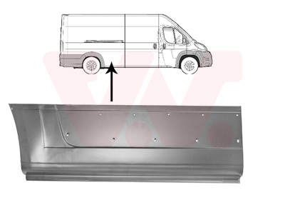 Panou lateral 1651142 VAN WEZEL