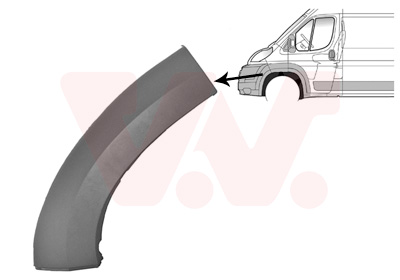 Banda de protectie, bara de protectie 1651521 VAN WEZEL