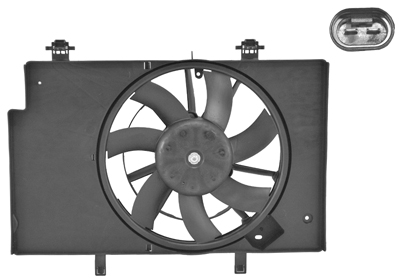 Ventilator, radiator 1807746 VAN WEZEL