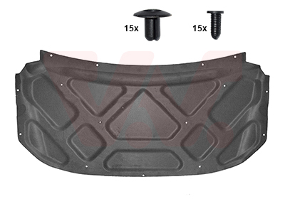 Material amortizare zgomot, nisa motor 1828460 VAN WEZEL