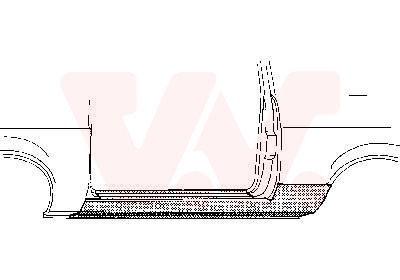 Placă de prag 1837101 VAN WEZEL