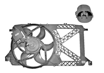 Ventilator, radiator 1985746 VAN WEZEL