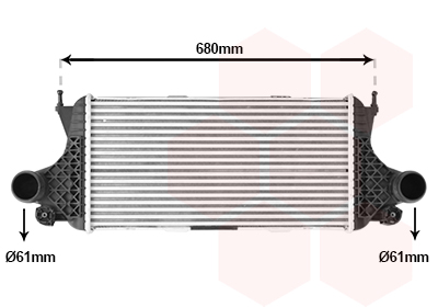 Intercooler, compresor 30014716 VAN WEZEL