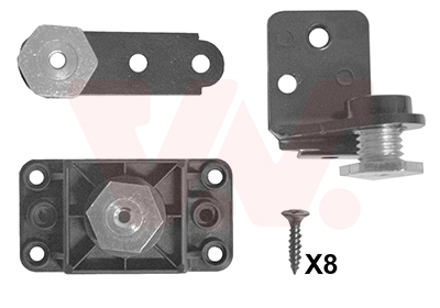 Kit de reparat faruri principale (suport) 3059887 VAN WEZEL