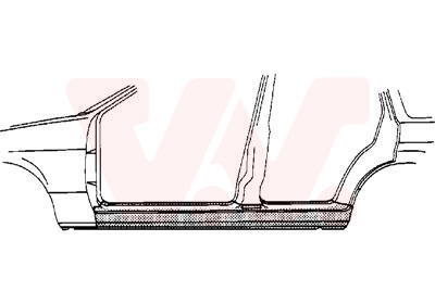 Placă de prag 3715103 VAN WEZEL