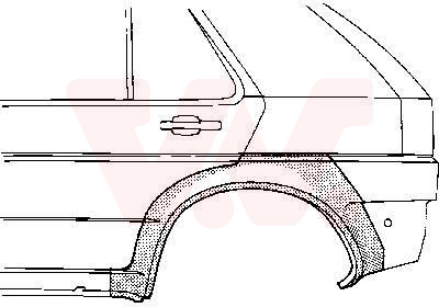 Panou lateral 3734147 VAN WEZEL