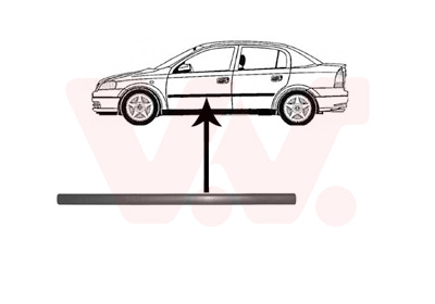 Elemente decorative/protectie, portiera 3742423 VAN WEZEL