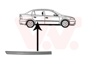 Elemente decorative/protectie, portiera 3742426 VAN WEZEL