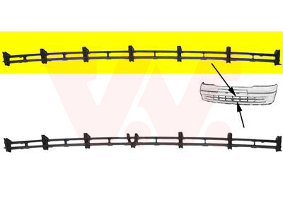 Grila ventilatie, bara protectie 3742590 VAN WEZEL