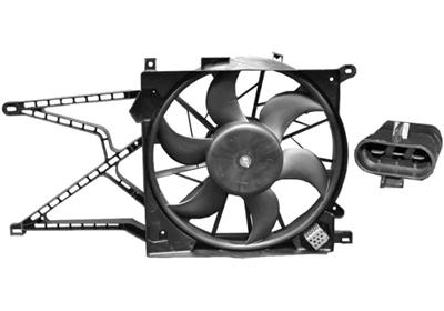 Ventilator, radiator 3742747 VAN WEZEL