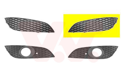 Grila ventilatie, bara protectie 3748591 VAN WEZEL