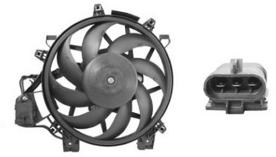 Ventilator, radiator 3779750 VAN WEZEL