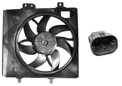 Ventilator, radiator 4029746 VAN WEZEL